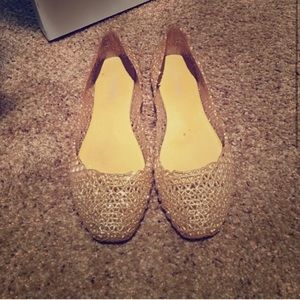 Steve Madden Gold flats